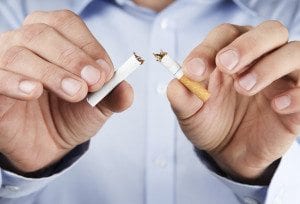 Smoking affects oral health